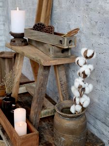 Hovedbilde T&oslash;rkede bomullsblomster, 60 cm