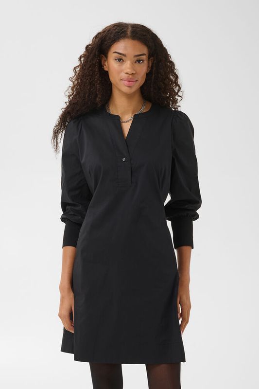 CUKIEA Antoinett kjole med ¾-ermer – black
