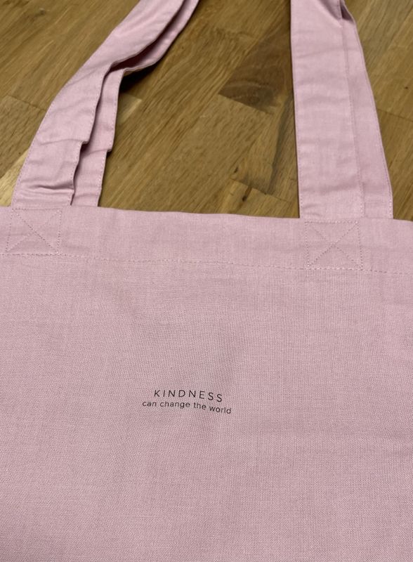 Bærenett i tøy, rosa