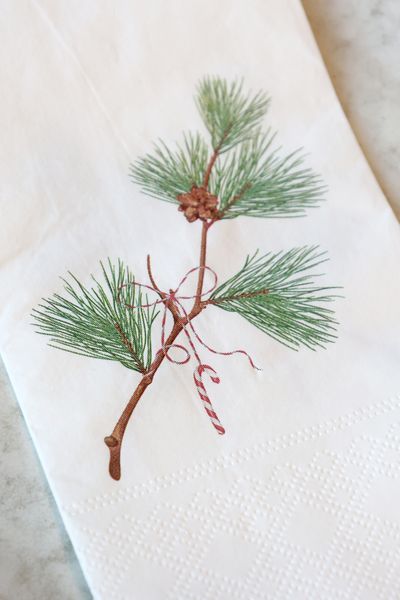 Serviett med julemotiv 