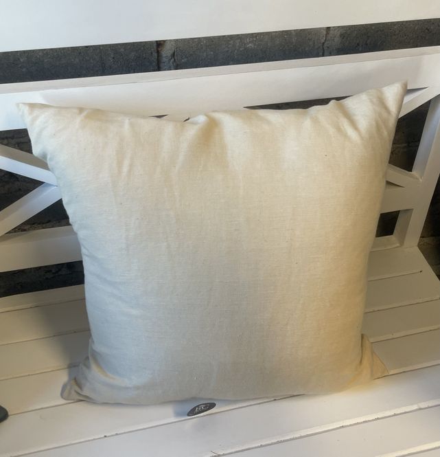 Hovedbilde Putetrekk lin/bomull krem 45x45cm