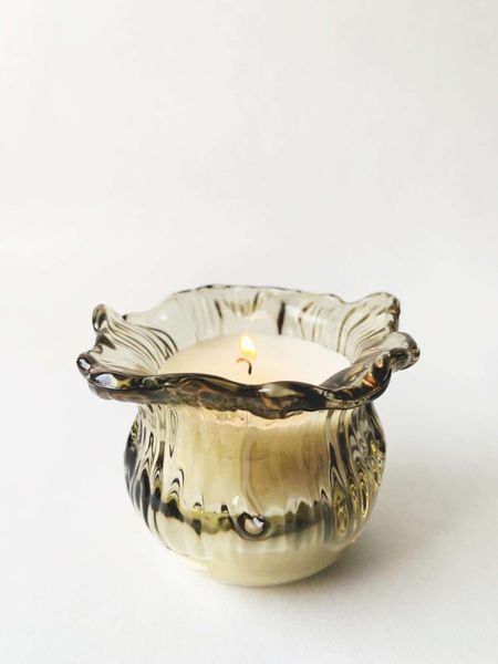 Duftlys blomst grønn (vanilje)