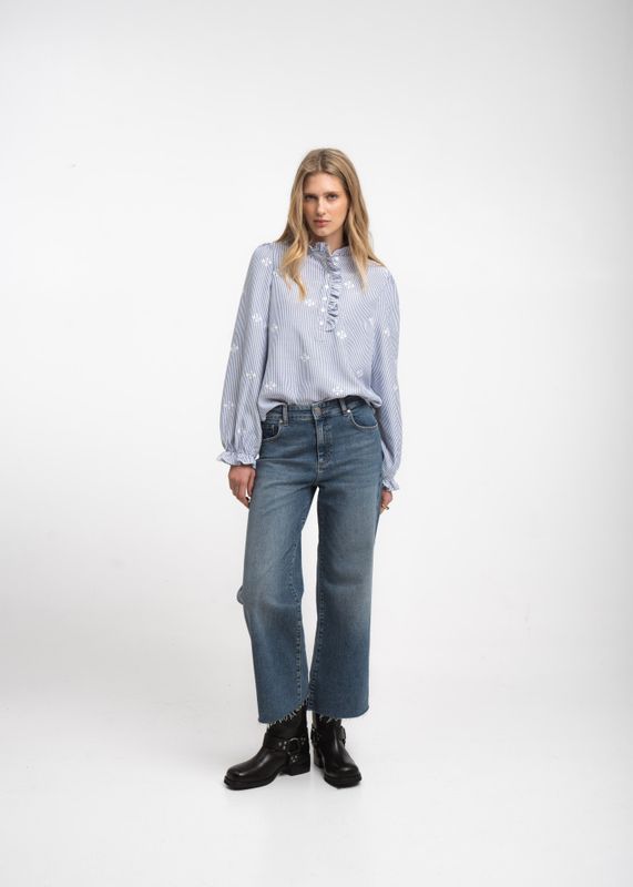 Rina striped blouse