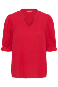 Hovedbilde CUtala Elina SS Blouse - Racing Red
