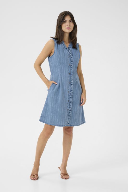 CUrenny Dress – Light Blue Denim