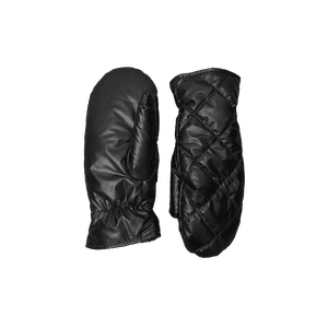 Hovedbilde Vatterte votter i metallic - Sort