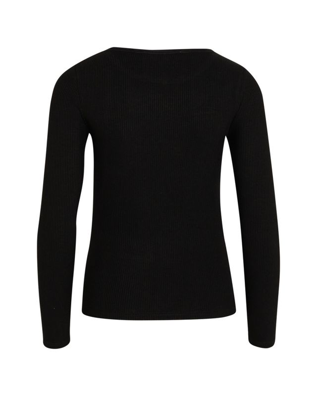 Lisa langermet t-shirt, svart