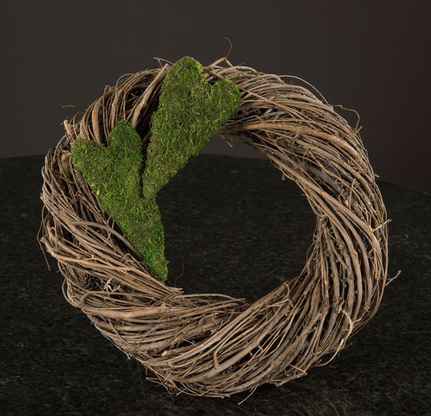 Krans av lerke med kongler