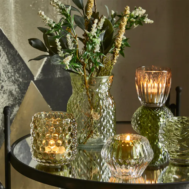 Hovedbilde Telysestake i glass