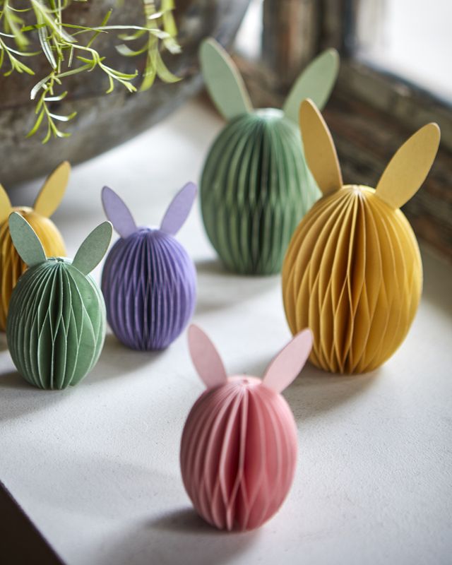 BUNNY Påskdekorasjon liten, flere farger