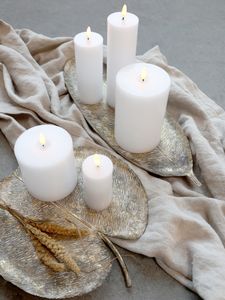 Hovedbilde Kubbelys hvit H10/&Oslash;10 cm