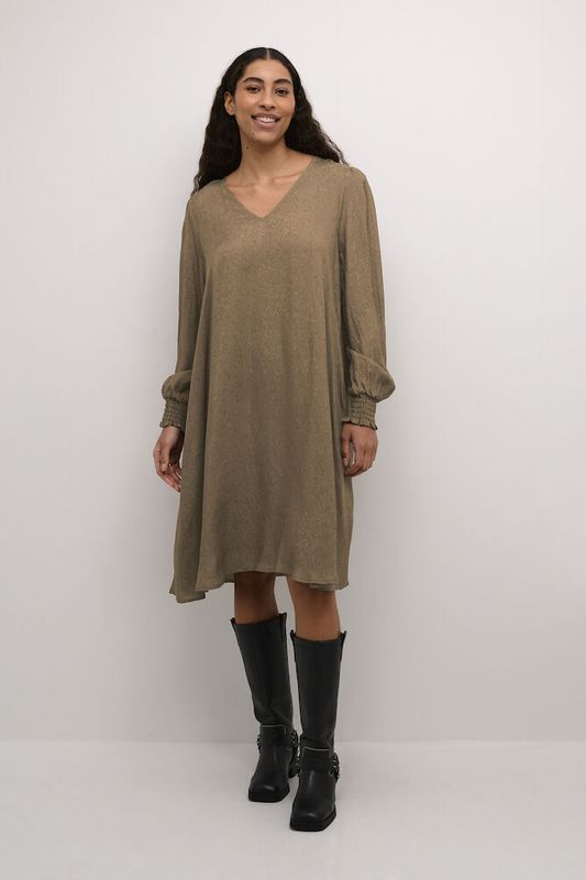 CUlui Short Dress – Brown