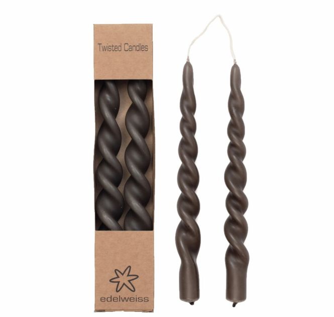 Hovedbilde Twisted Candles matt Night Grey