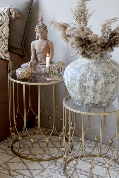 Kammerstake med blader