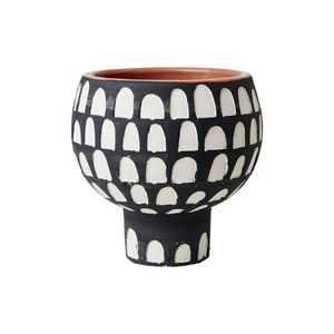 Hovedbilde CAMILLE Krukke S – Sort/Hvit