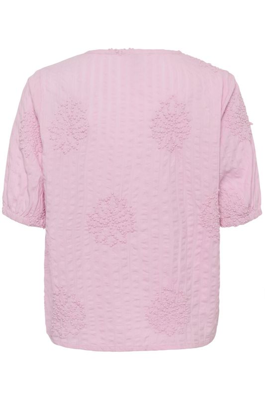 CUlelau Bluse – Pudderrosa