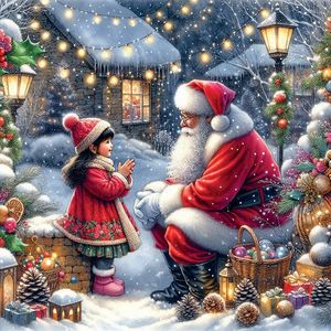 Hovedbilde Servietter "Talking to Santa"