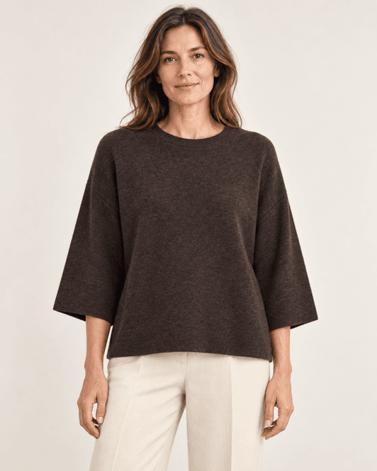 Hovedbilde Sissel Knit – Brun melert 