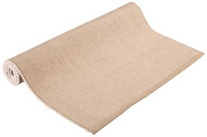 Hovedbilde L&oslash;per ribb bomull – beige 33x100 cm