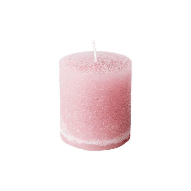 Hovedbilde COTE kubbelys, gammelrosa Ø7xH7.5 cm